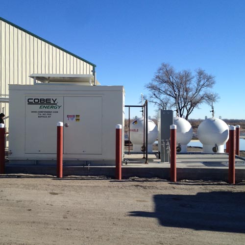 Cobey CO-6180 CNG CE-C250 Compressor Package Site Installation