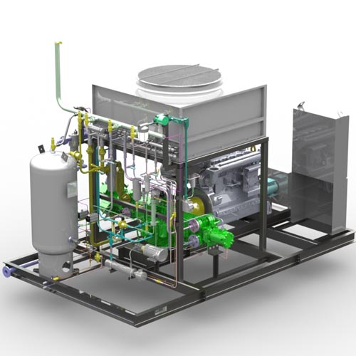 Cobey Energy CNG Compressor CADD Model